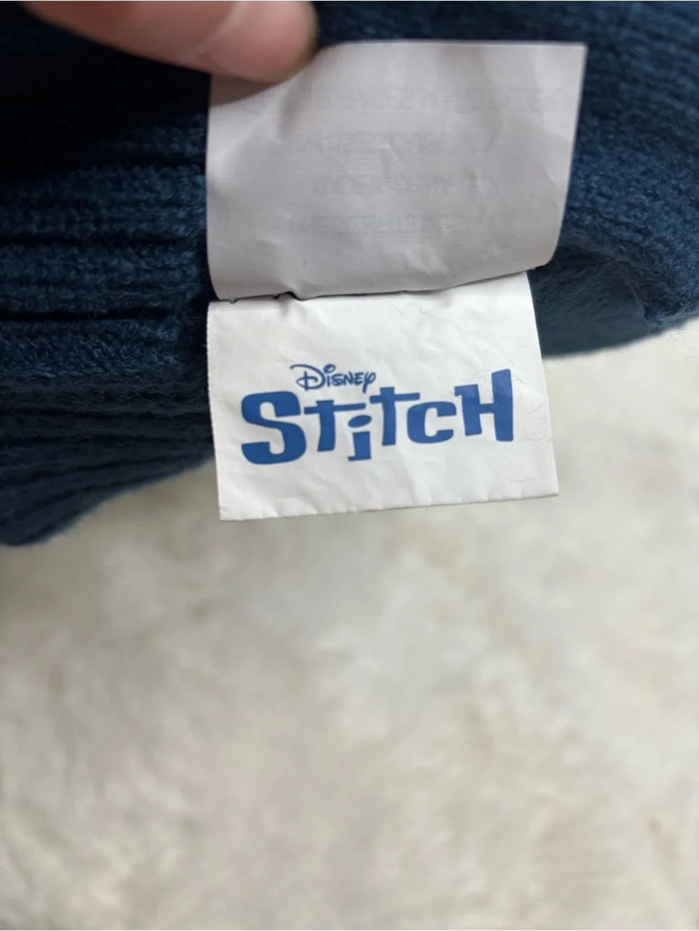 Disney Stitch Knit Beanie - Dark Blue
